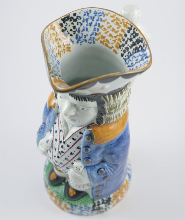 Yorkshire Pottery Toby Jug In Excellent Condition For Sale In New York, NY