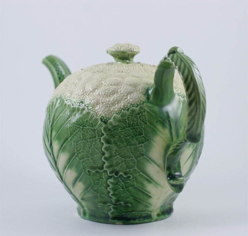 English Wedgwood Cauliflower Teapot For Sale