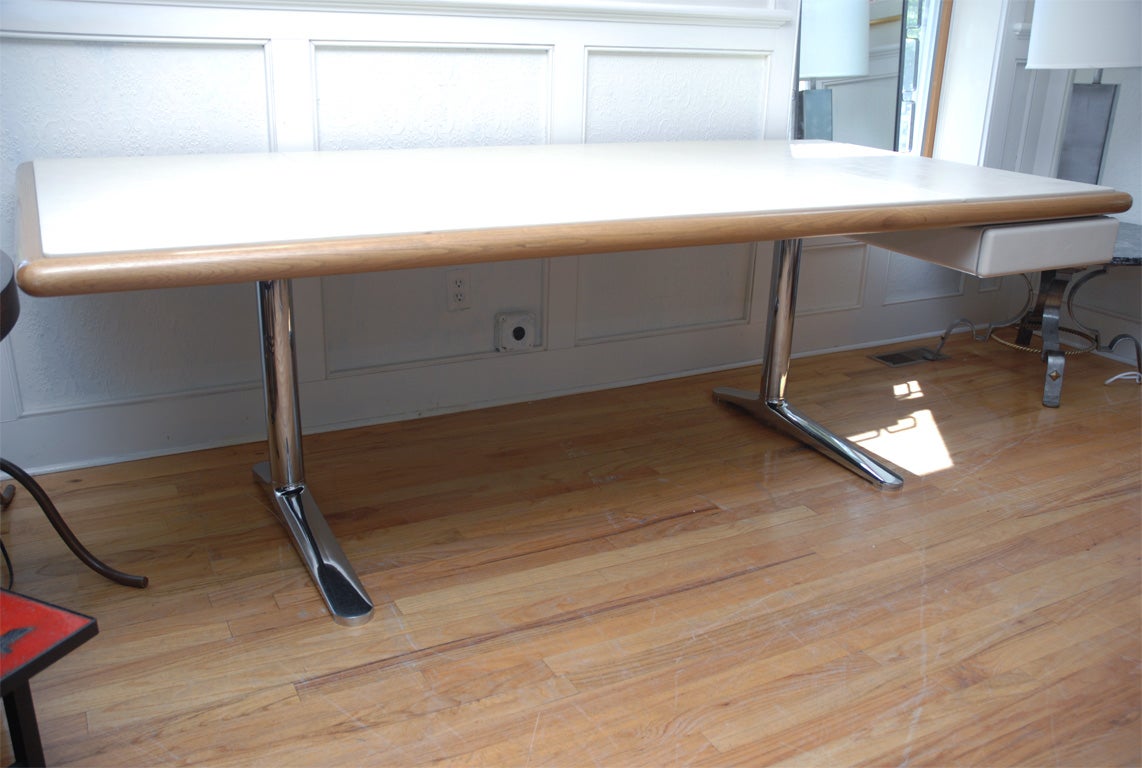 Spectacular Desk by Warren Platner for Knoll