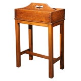 Antique Cutlery Box on Stand