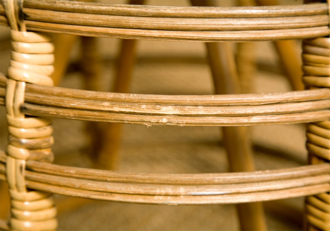 Rattan Stool - one SOLD 1