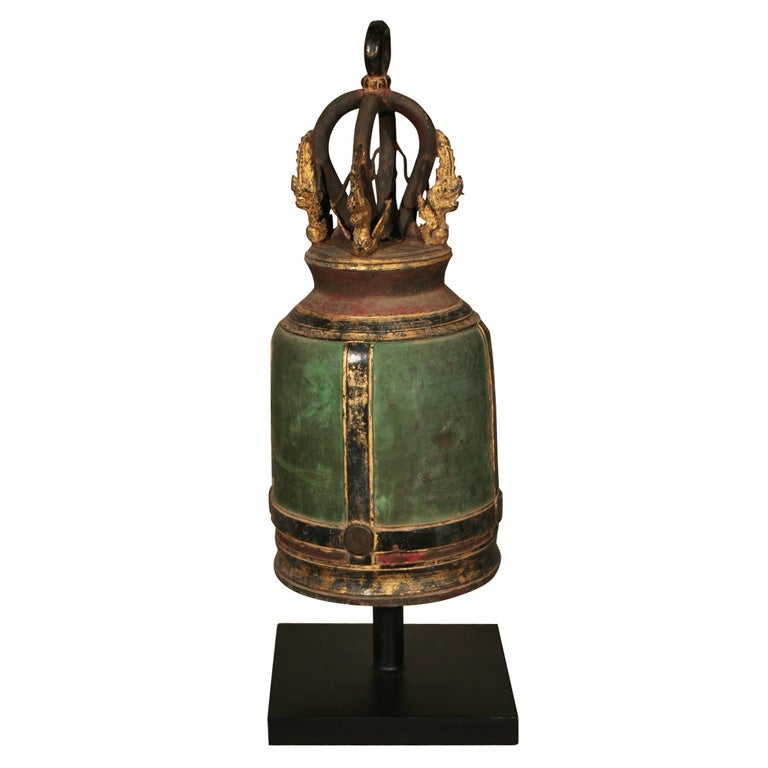 Thai Temple Bell with Stand