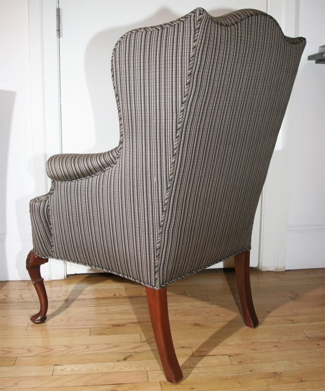Georgian Style Wing Chair For Sale 1