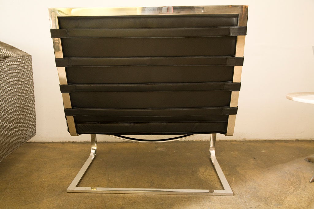 Tugendhat pair of chairs by Ludwig Mies van der Rohe for knoll 4