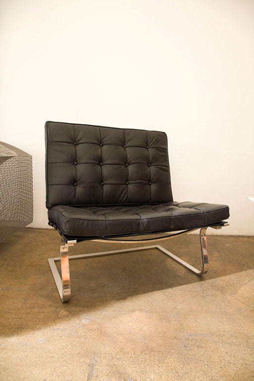 Tugendhat pair of chairs by Ludwig Mies van der Rohe for knoll 5