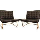 Tugendhat pair of chairs by Ludwig Mies van der Rohe for knoll