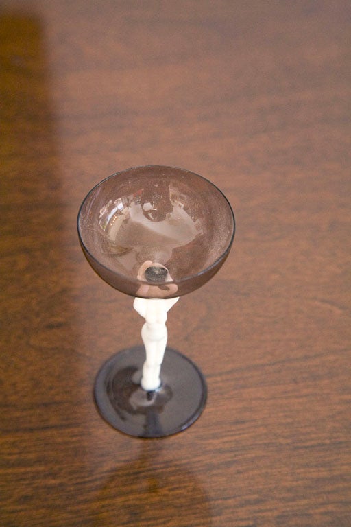Bimini glass vases and decanter with nude female 4