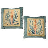 17h Century Italian Tapestry Pillows