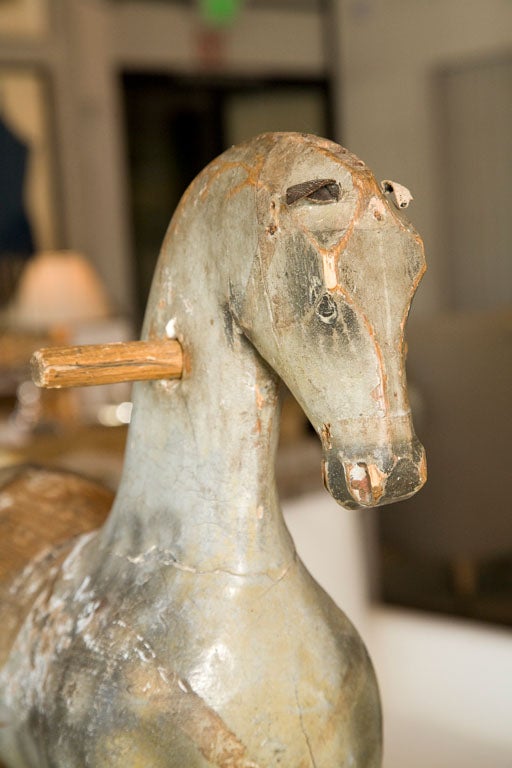 19th Century Swedish Rocking Horse For Sale 3