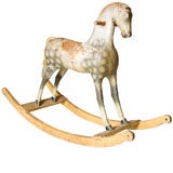 Antique 19th Century Swedish Rocking Horse