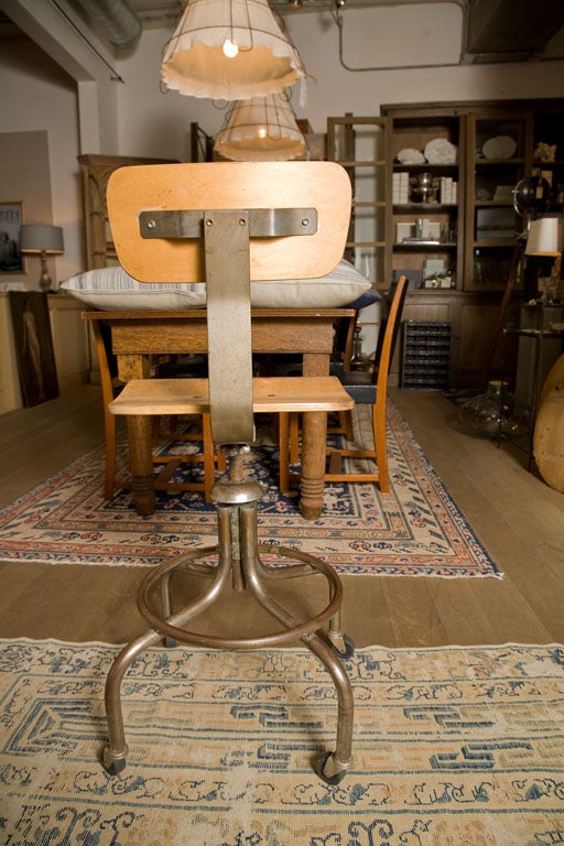 Industrial 1950's  Drafting Chairs For Sale 1