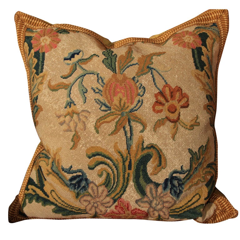 Century Needlepoint Pillow