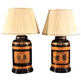 Lamps Made from Tea Tins