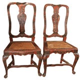 Antique Pair of Italian chairs