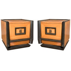 1950's Asian Moderne Side Tables