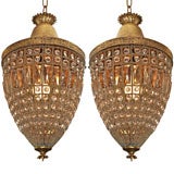 Pair of Crystal Lanterns
