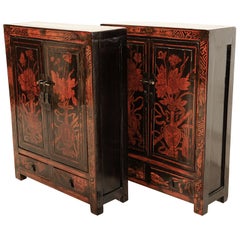 Pair of Narrow Chinese Chests