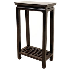 Black Lacquer Table / Stand