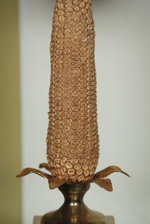Mid-20th Century Ear Of Corn Table Lamp By Maison Charles
