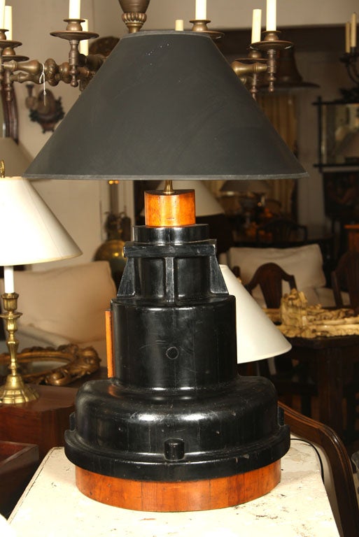 Pair of Lamps composed of Early Casting Forms