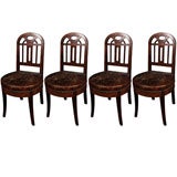 Set of Four French Side Chairs