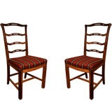 Set of Six 1950s Danish Ladderback Chairs