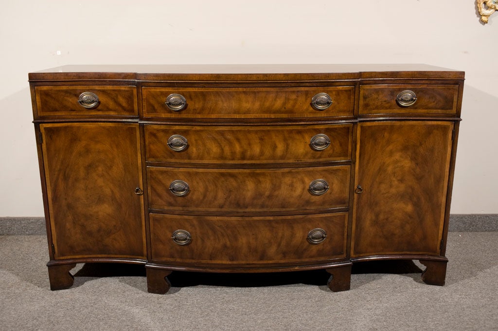Antique Mahogany Sideboard Buffet by Baker Furniture Co. at 1stDibs