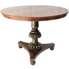 Round Dutch Neoclassic Design Center Table 10
