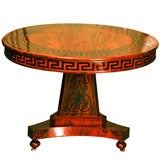 A Fine Paint Decorated Regency Mahogany Center Table 4