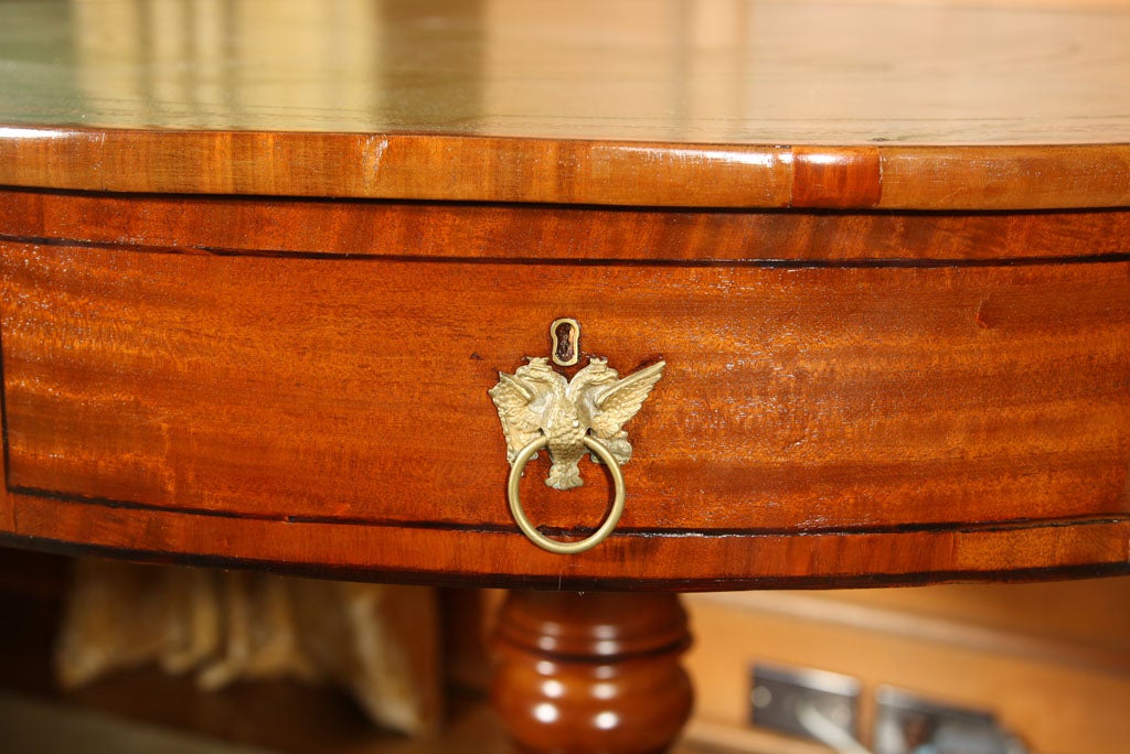 20th Century Classic  Regency  Drum  Table For Sale