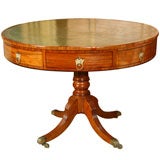 Classic  Regency  Drum  Table