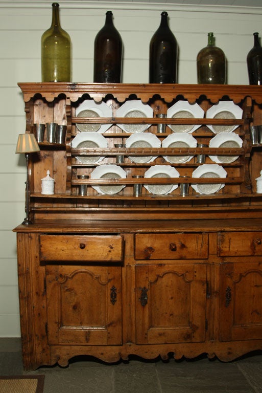 18th Century and Earlier Pine  French  Vasselier For Sale