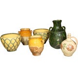 Antique Assorted  Asian  Bowls  And  Jugs