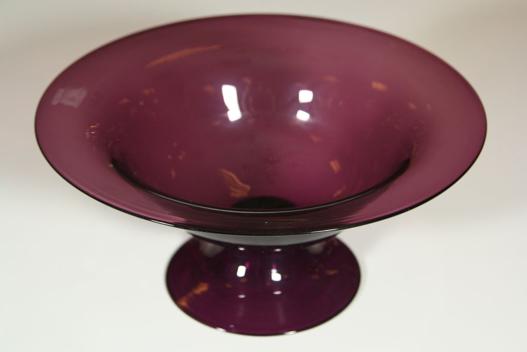 amethyst glass bowl