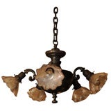 Handsome Edwardian Period Chandelier with Five Arms