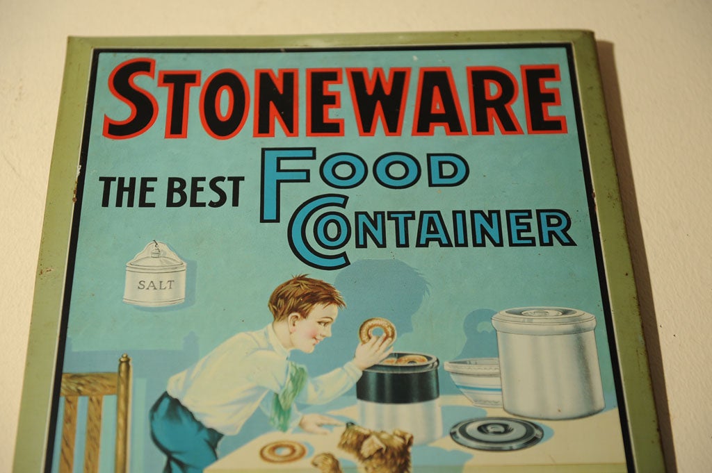 American Vintage Tin Advertising Sign