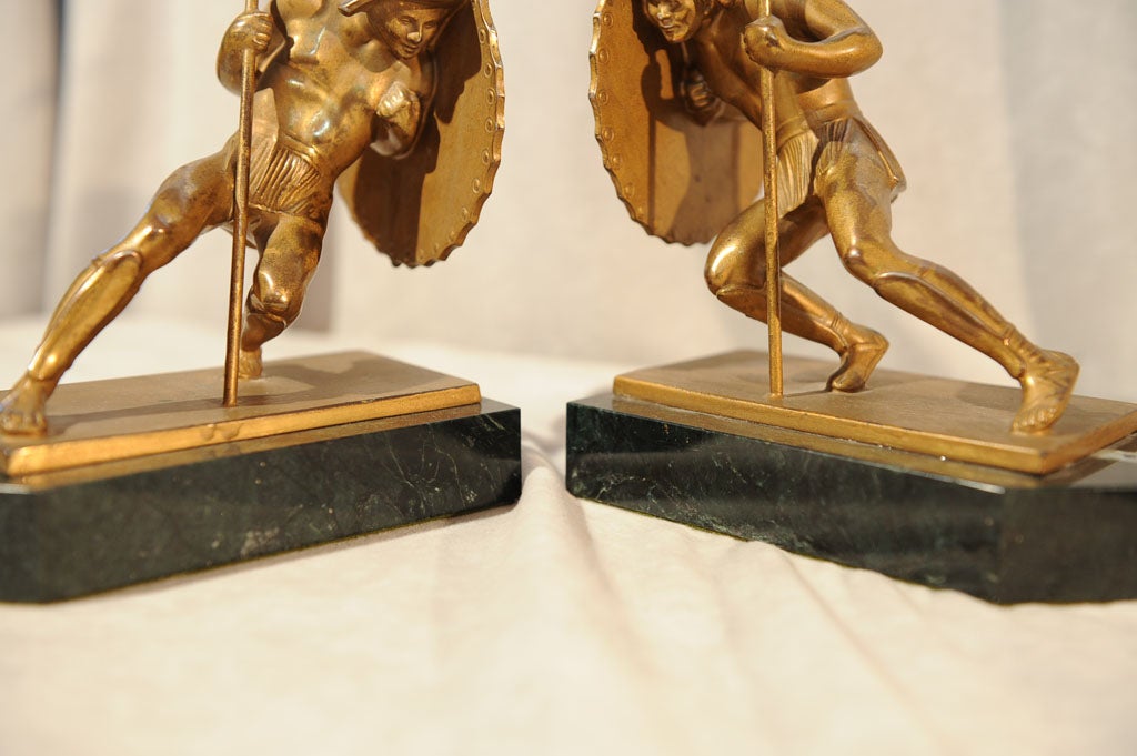20th Century Pair of Roman Soldier Bookends