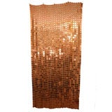 Vintage Copper mesh screen by Paco Rabanne