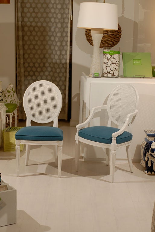 Oval Cane Back Chairs