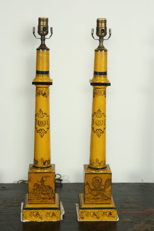 Tole Table Lamps