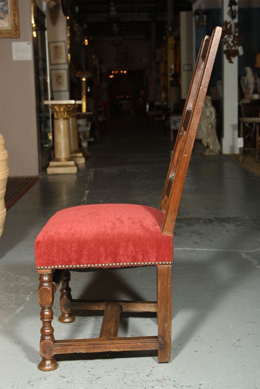 French Walnut Side Chairs For Sale 2