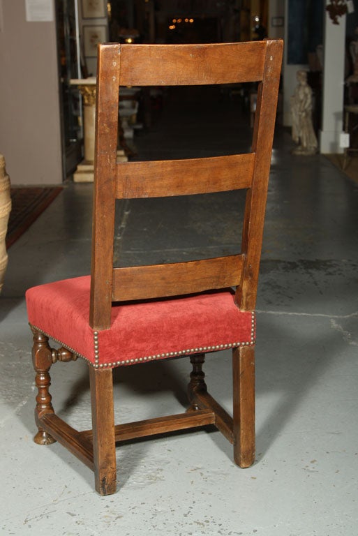 French Walnut Side Chairs For Sale 3
