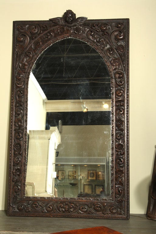 Monumental Baroque Style Mirror