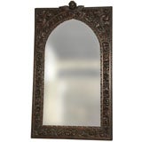 Antique Monumental Baroque Style Mirror