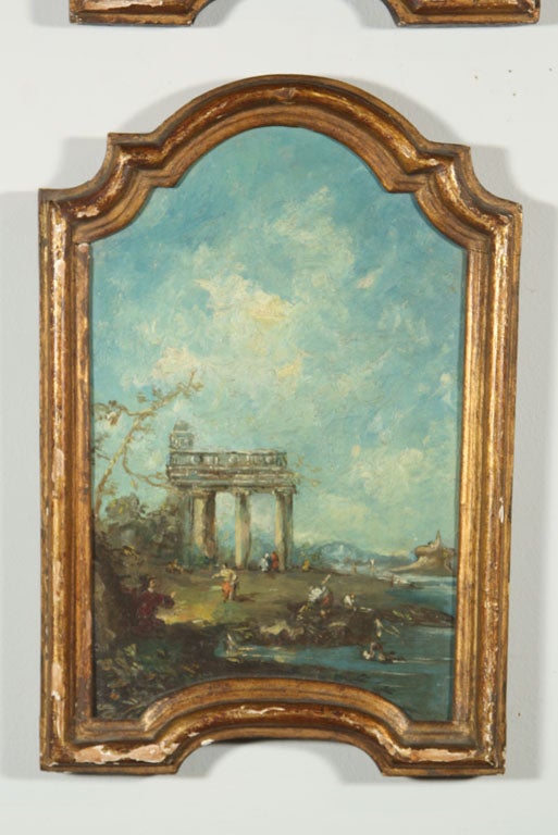 19th Century Pair of Italian Paintings For Sale