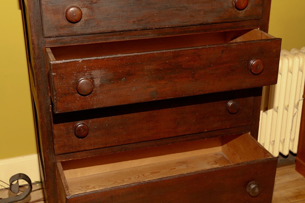 19th Century Shaker Style 4-Drawer Chest