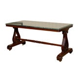 Marble Top Library Table