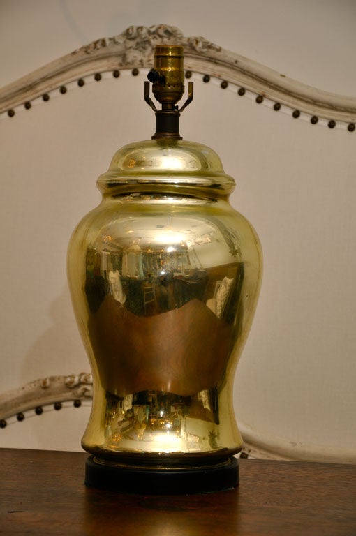 Mercury Glass Lamp