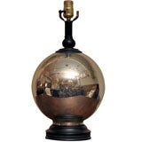 Ball Mercury Glass Lamp