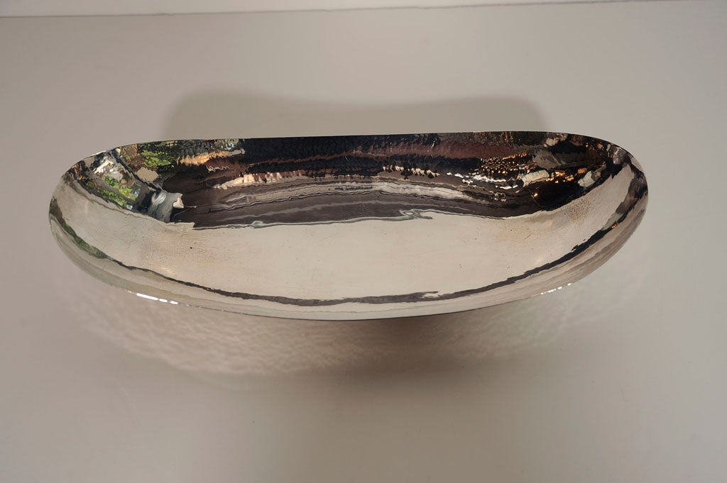 American Modernist Sterling Ovoid  Bowls by Allan Adler